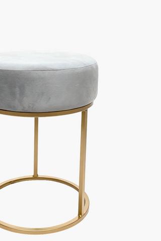 Athen Velvet Stool