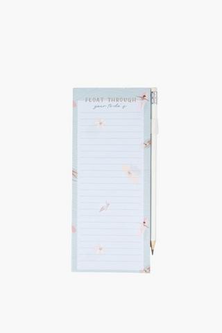 Shopping List With Pencil