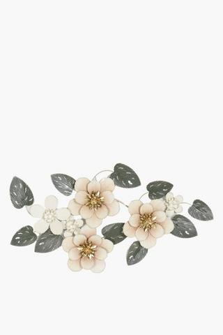 Dimensional Metal Flower, 52x98cm