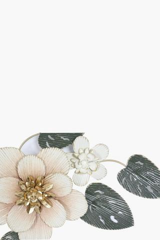 Dimensional Metal Flower, 52x98cm