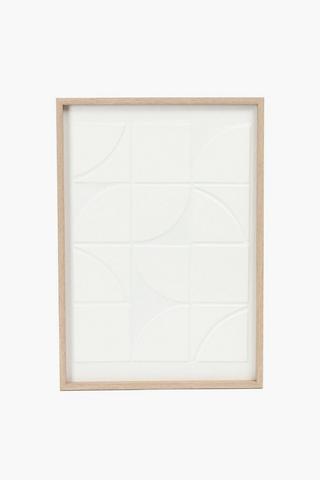 Geometric Text Wall Art, 50x70cm