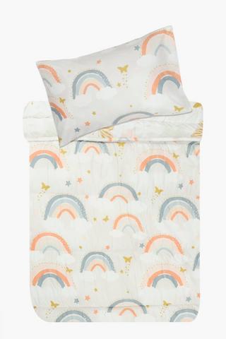 Soft Touch Adelaide Rianbow Reversible Comforter Set