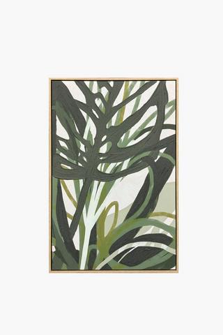 Tropical Leaf Canvas, 60x90cm