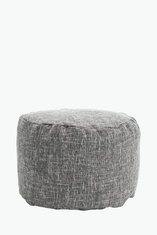 Textured Dani Pouffe, 30x50cm