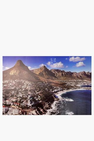 Printed Cape Town Canvas, 60x90cm