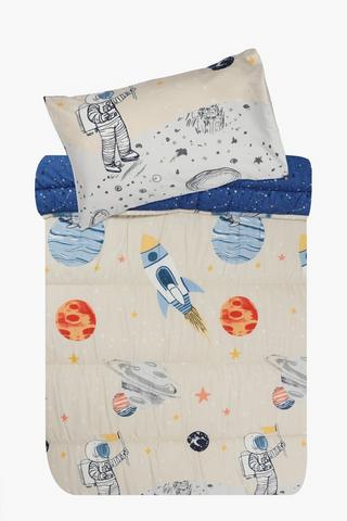 Soft Touch Kinross Space Reversible Comforter Set