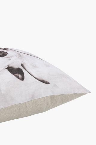 Printed Coleford Nguni Scatter Cushion, 50x50cm