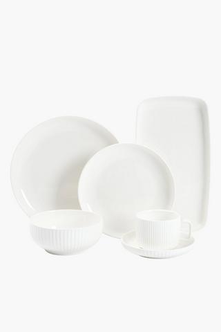 22 Piece Ceramic Bone Dinnerset