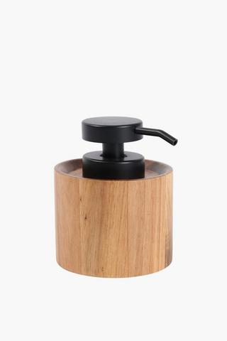 Acacia Wood Soap Dispenser