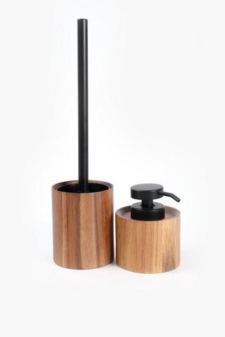 Acacia Wood Soap Dispenser