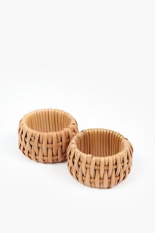 2 Pack Wooden Napkin Ring