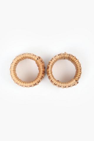 2 Pack Wooden Napkin Ring