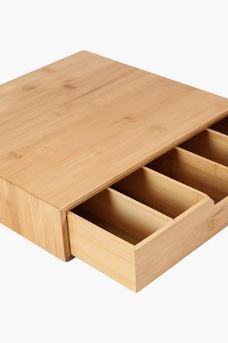 Bamboo Coffee Pod Drawer