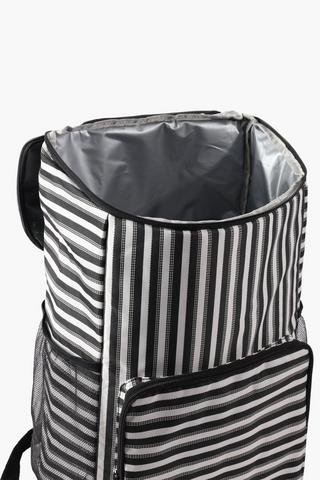Monochrome Stripe Backpack