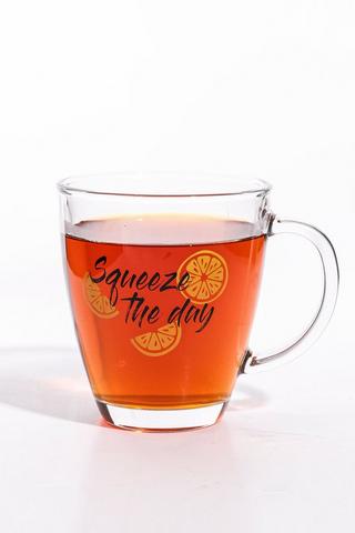 Squeezy The Day Glass Mug, 320ml