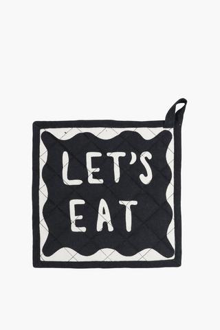 Script Pot Holder