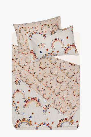 Soft Touch Rainbow Village Reversible Comforter Set