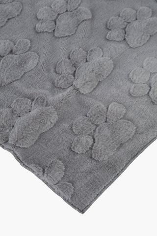 Jacquard Hi Lo Paw Pet Blanket, 70x100cm