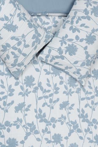 Jacquard Chenille Floral Duvet Cover Set