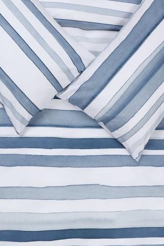 Polycotton Luchoff Stripe Duvet Cover Set