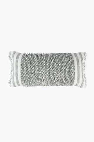 Textured Bobbles Feather Filled Scatter Cushion, 40x90cm