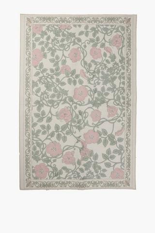 Digital Printed Enna Floral Rug, 120x180cm