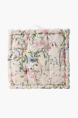 Printed Pennington Chair Pad, 50x50x10cm