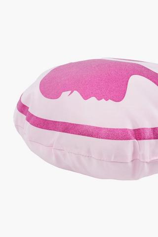 Barbie Sequence Head Shaped Cushion