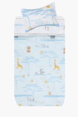 Polycotton Oliver Reversible Duvet Cover Set