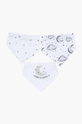 3 Pack Born To Sparkle Bib