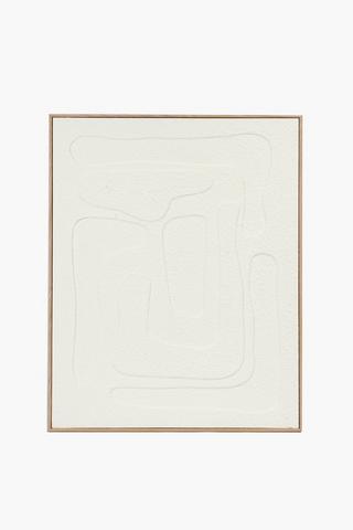 Maze Text Wall Art, 80x100cm