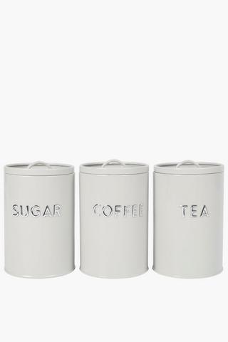 Set Of 3 Lima Canisters