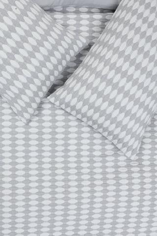 Soft Touch Geometric Duvet Cover Set