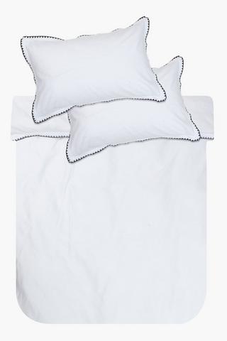 Polycotton Oxford Stitch Duvet Cover Set