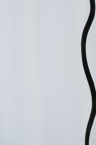 Cotton Scalloped Shower Curtain