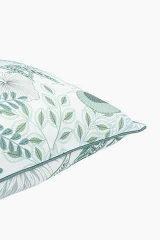 Premium Printed Suva Botanical Feather Filled Scatter Cushion, 60x60cm