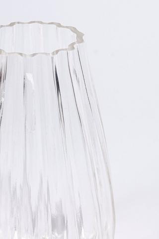 Ribbed Bulb Vase, 25cm