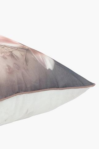 Extra Premium Printed Lami Floral Feather Filled Scatter Cushion, 60x60cm