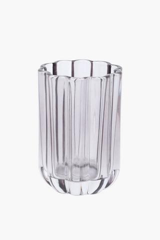 Glass Scallop Bath Tumbler