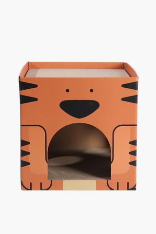 Cat Square Tiger House Box
