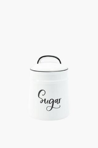 Ceramic Rim Sugar Canister