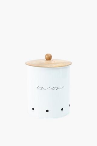 Hampton Onion Storage Jar
