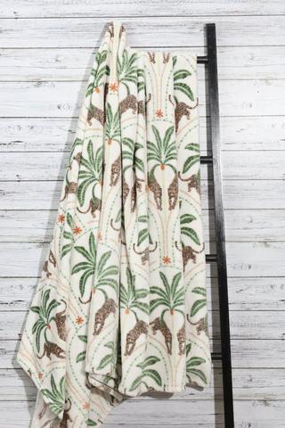 Super Plush Palms Ubombo Blanket, 200x220cm