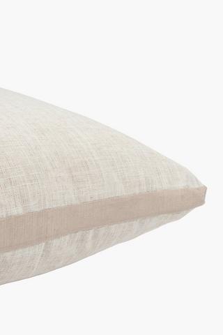 Extra Premium Linen Box Feather Filled Scatter Cushion, 60x60cm