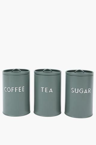 Set Of 3 Lima Canisters