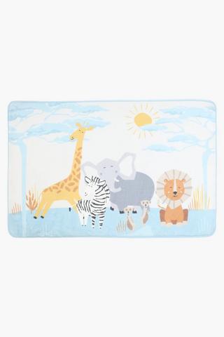 Printed Oliver Safari Rug, 70x110cm