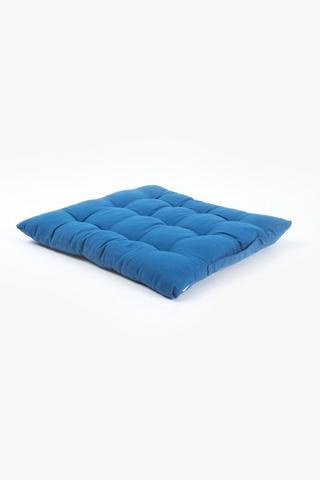 Woven Cotton Chairpad, 40x40cm