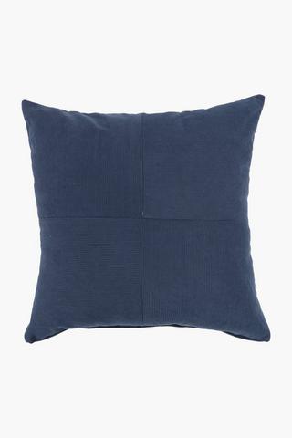 Ribbed Block Scatter Cushion, 60x60cm