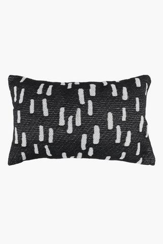 Textured Lines Scatter Cushion, 30x50cm