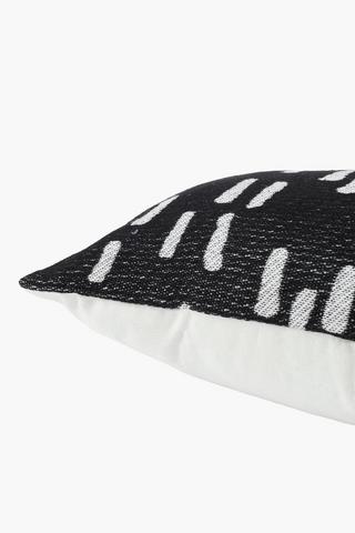 Textured Lines Scatter Cushion, 30x50cm